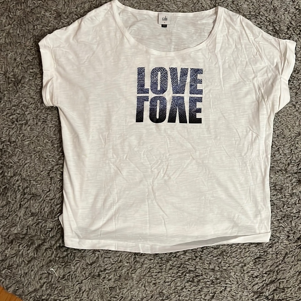 Cabi size large love t shirt